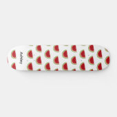 Rode Witte Watermeloen Zomer Patroon Persoonlijk Skateboard (Horizontaal)