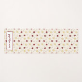 Rode witte wijn glas yoga voor wijn yoga mat (Voorkant (horizontaal))