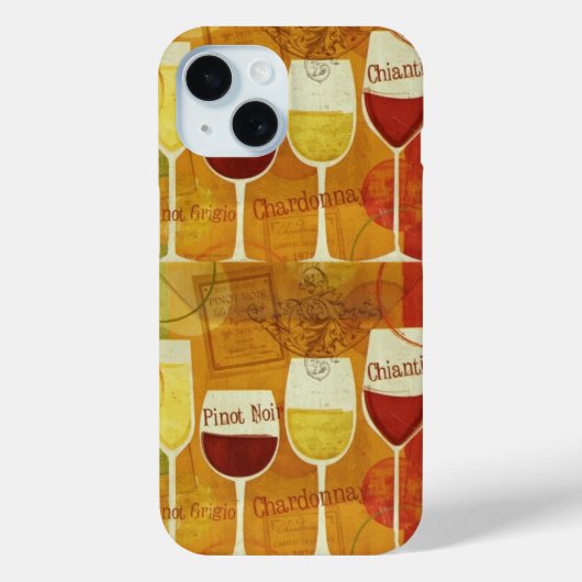 Rode Witte Wijn Wijngaard Winery Apple Case-Mate iPhone Case (Achterkant)