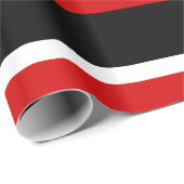 Rode witte zwarte kleurenblok cadeaupapier (Rol Hoek)