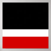 Rode witte zwarte kleurenblok poster (Voorkant)