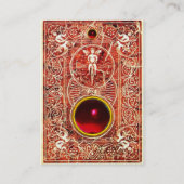 RODE WITTE ZWARTE ZWART ZWEMMELEN EN ANGELS VISITEKAARTJE (Achterkant)