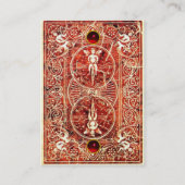 RODE WITTE ZWARTE ZWART ZWEMMELEN EN ANGELS VISITEKAARTJE (Achterkant)