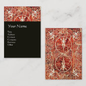 RODE WITTE ZWARTE ZWART ZWEMMELEN EN ANGELS VISITEKAARTJE (Voorkant / Achterkant)