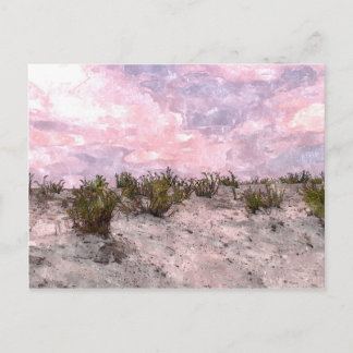 Rode woestijn briefkaart