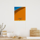 Rode woestijn van Namibië Poster (Keuken)