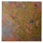 rode woestijnsteen liefhebbers tegeltje (Voorkant)