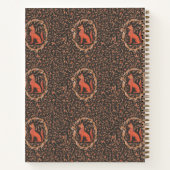 Rode Wolf/Achtige Mythische Schepsel Notitieboek (Achterkant)