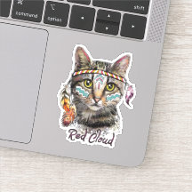 Rode wolk schattige kat