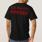 Rode Wolven Voor Altijd T-shirt (Achterkant)