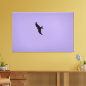 Rode Wouw In Vlucht Canvas Afdruk (Insitu (Woonkamer))