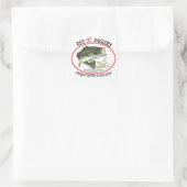 Rode X Anglers LMB vierkante sticker (Tas)