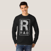 Rode Xray Marker Road Tech Gift, Grappige Xray Tec T-shirt (Voorkant volledig)