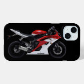 Rode Yamaha Yzf-R6 motorfiets Case-Mate iPhone Case (Achterkant (horizontaal))