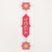 Rode yoga yogamat (Voorkant)