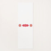 Rode yoga yogamat (Achterkant)