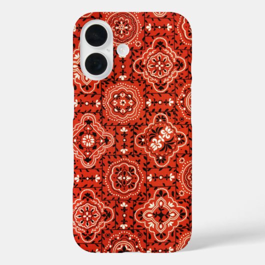 Rode zakdoek Case-Mate iPhone case (Achterkant)