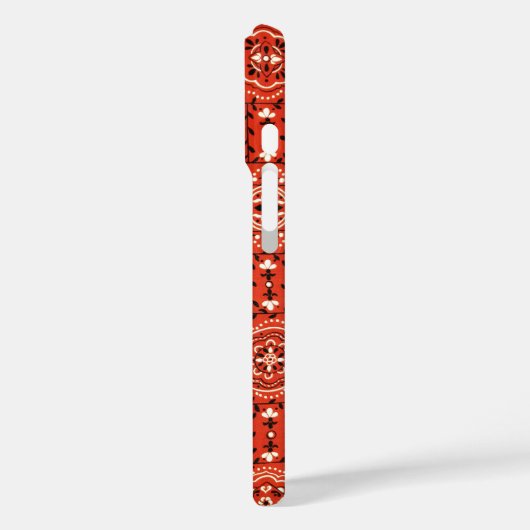 Rode zakdoek Case-Mate iPhone case (Achterkant / Links)