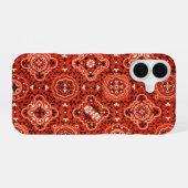 Rode Zakdoek iPhone 16 Hoesje (Achterkant horizontaal)