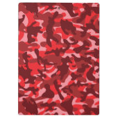 Rode Zalm Camouflage Klembord (Achterkant)