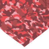 Rode Zalm Camouflage Lange Tafelloper (Hoek)
