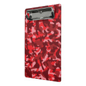 Rode Zalm Camouflage Mini Klembord (Angled2)