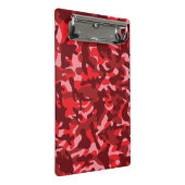 Rode Zalm Camouflage Mini Klembord (Schuin)
