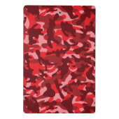 Rode Zalm Camouflage Mini Klembord (Achterkant)
