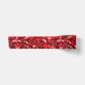 Rode Zalm Camouflage  Satijnen Lint (Voorkant)