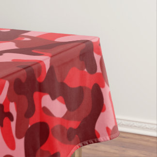 Rode Zalm Camouflage Tafelkleed