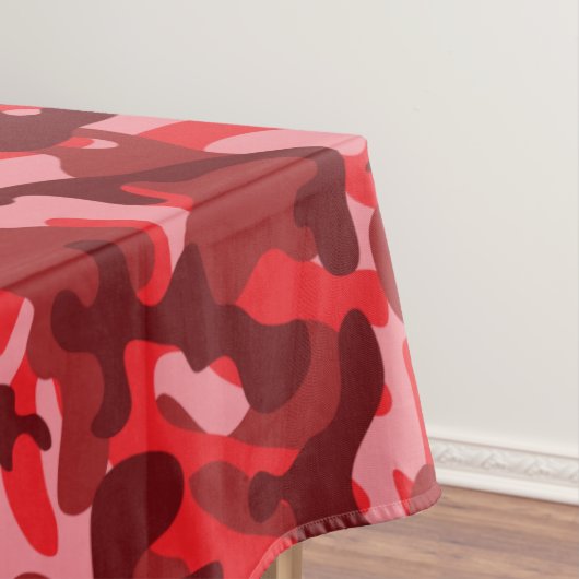 Rode Zalm Camouflage Tafelkleed (Voorbeeld)