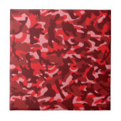 Rode Zalm Camouflage Tegeltje (Voorkant)