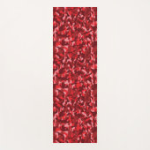 Rode Zalm Camouflage Yogamat (Voorkant)