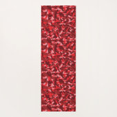Rode Zalm Camouflage Yogamat (Achterkant)
