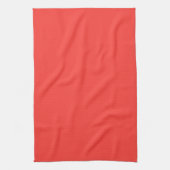 Rode Zalm Effen Kleur Theedoek (Verticaal)