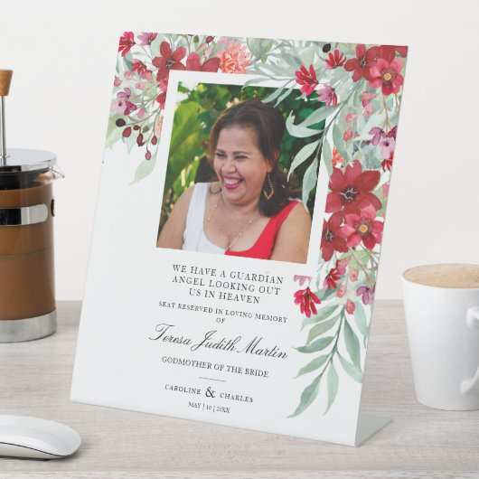 Rode zandkorrels - Koolvis - Traditionele kuifsoor Reclamebord Met Voetstuk (Insitu)