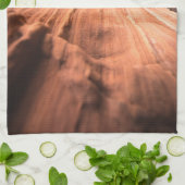 Rode zandsteen Natuur Foto Theedoek (Gevouwen)