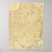 Rode zandsteen, New Jersey 2 Poster (Voorkant)