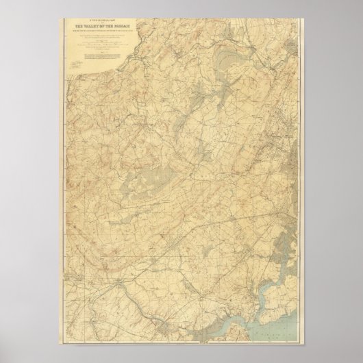 Rode zandsteen, New Jersey 2 Poster (Voorkant)