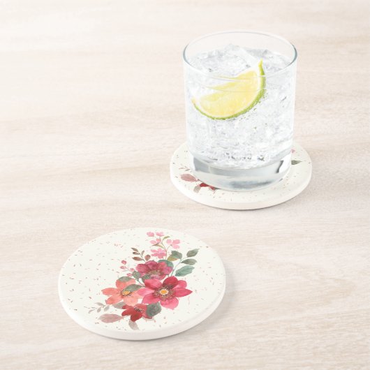 Rode zandsteen Onderzetter (Zijkant)