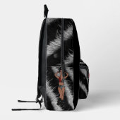 Rode Zebra #1 Bedrukte Rugzak (Links)