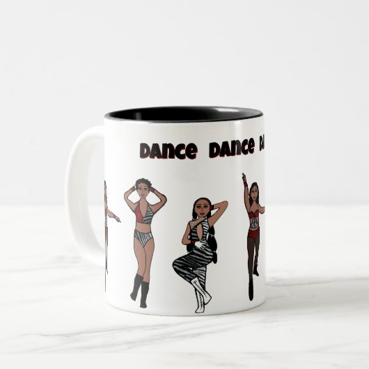 Rode Zebra #1 Mok (Voorkant links)