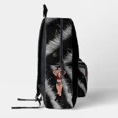 Rode Zebra #2 Bedrukte Rugzak (Links)