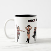 Rode Zebra #2 Mok (Links)