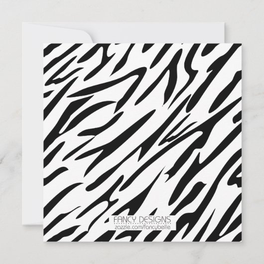 Rode Zebra Aankondiging (Achterkant)
