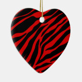 rode zebra keramisch ornament (Rechts)