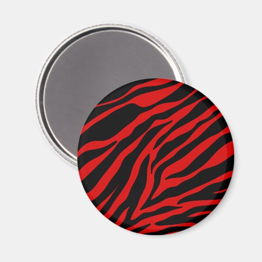 rode zebra magneet (Voorkant / Achterkant)