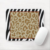 rode zebra muismat (Met muis)