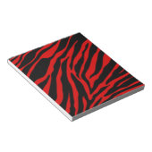 rode zebra notitieblok (Schuin)