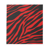 rode zebra notitieblok (Voorkant)